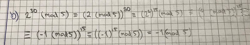 Är -1 (mod 5) samma sak som -1? (Matematik/Matte 5/Kongruensräkning ...
