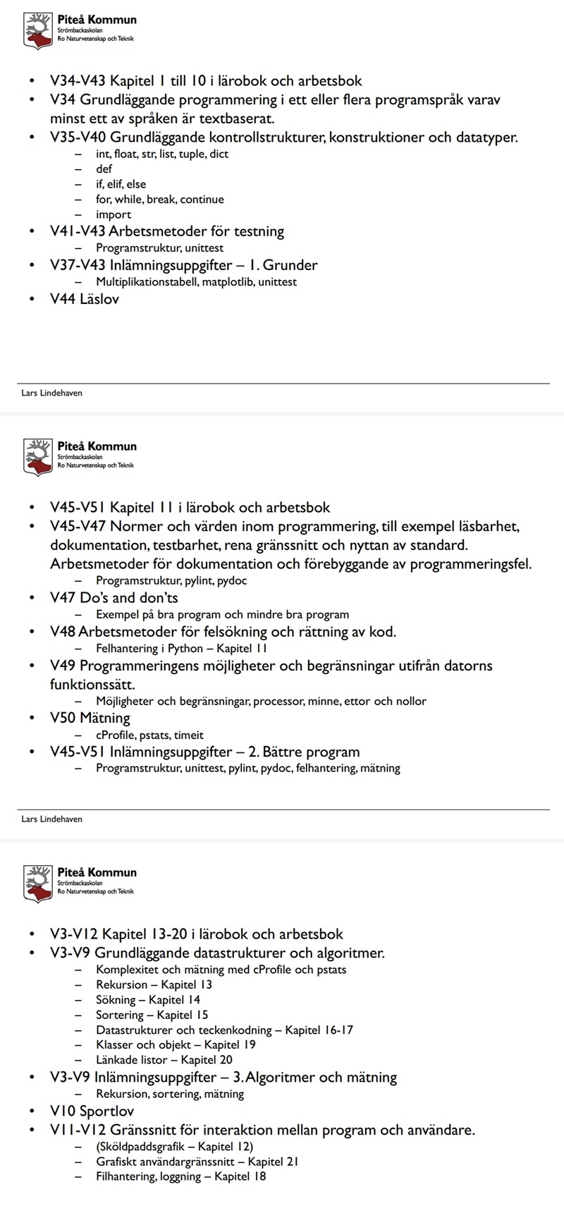 ang. programmering 1 (Programmering/Allmänna diskussioner) – Pluggakuten