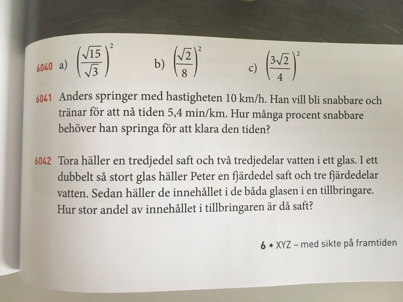 Nationellt Prov Matte åk 6