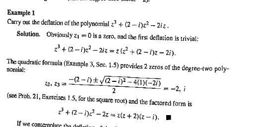 Deflation av ett polynom (Matematik/Universitet) – Pluggakuten