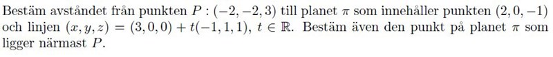vektor i plan (Matematik/Universitet) – Pluggakuten