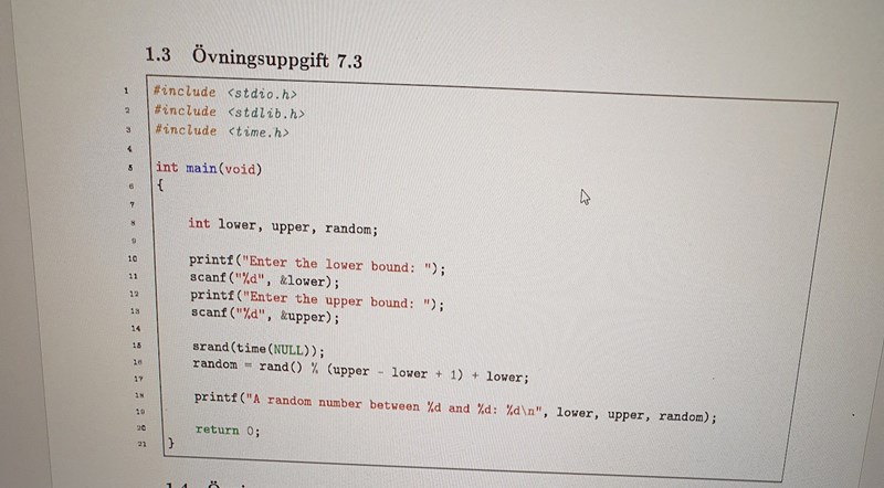 Random (Programmering/C) – Pluggakuten