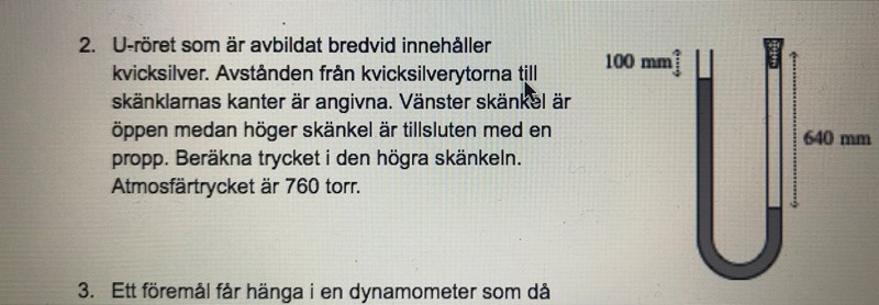 U-rör (Fysik/Fysik 1) – Pluggakuten