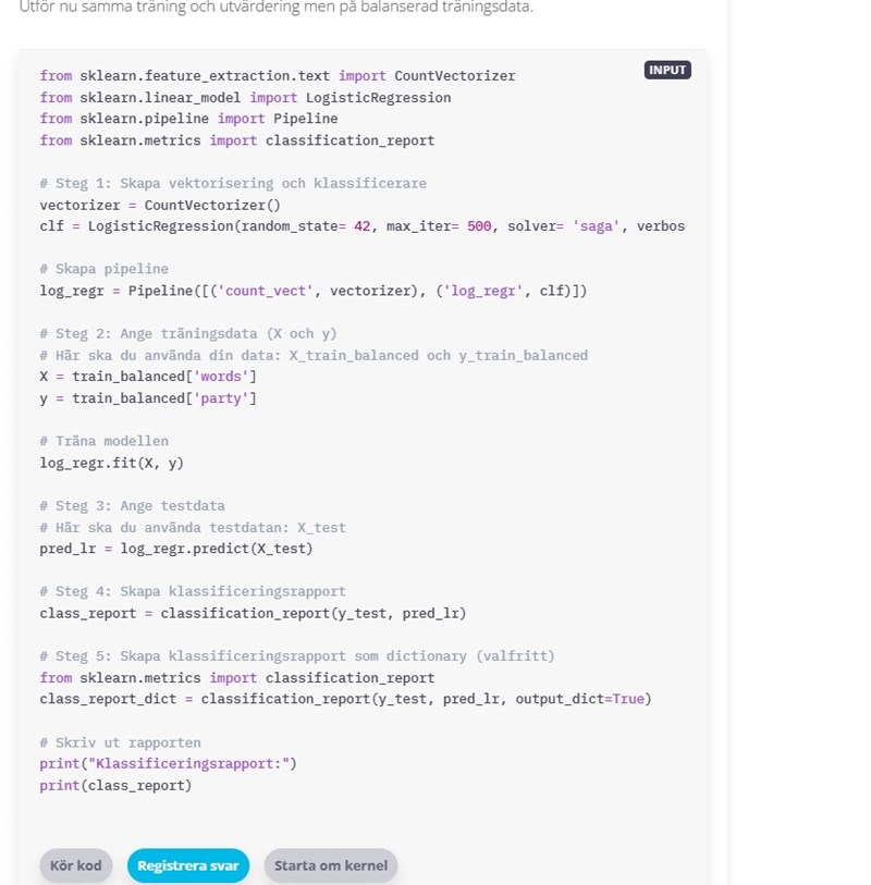 Balanserad träningsdata (Programmering/Python) – Pluggakuten