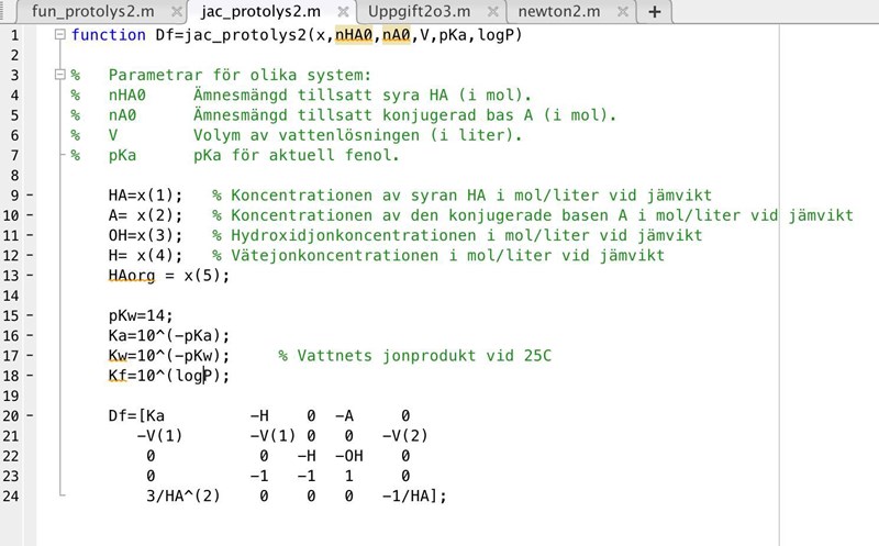 Felmeddelande (Programmering/Matlab) – Pluggakuten