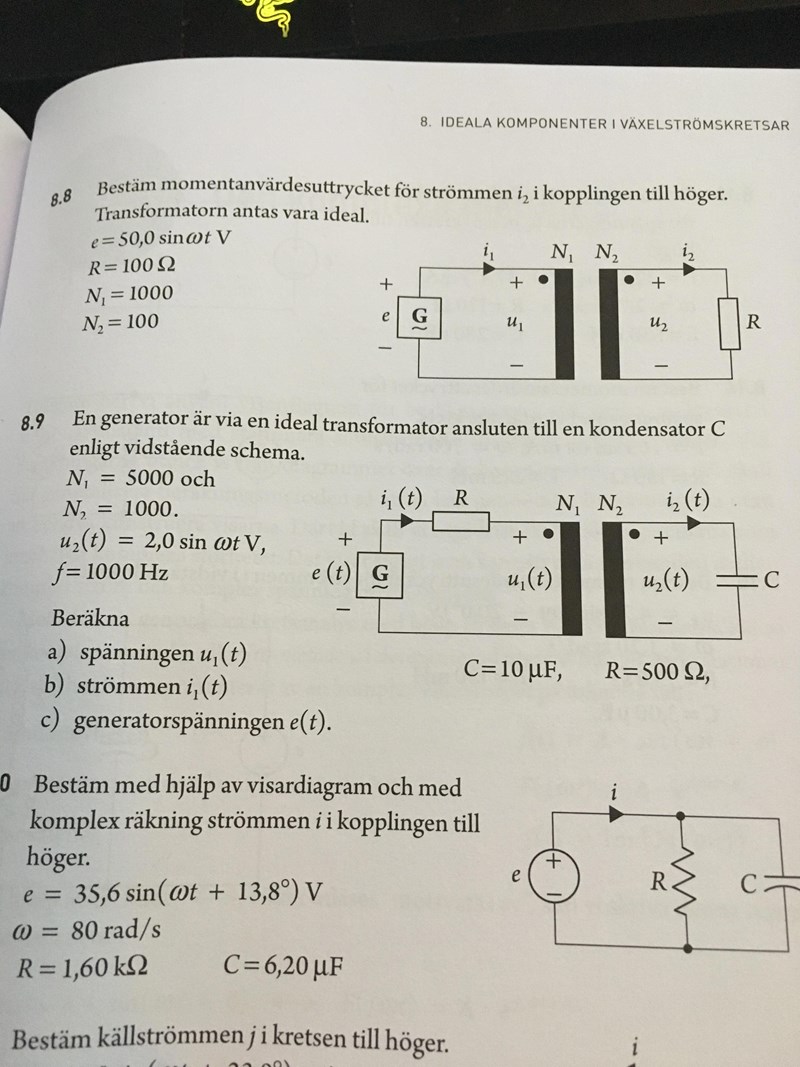 Ellara Hjalp Med Att Bestamma Momentvardeuttrycket For Strommen Fysik Pluggakuten