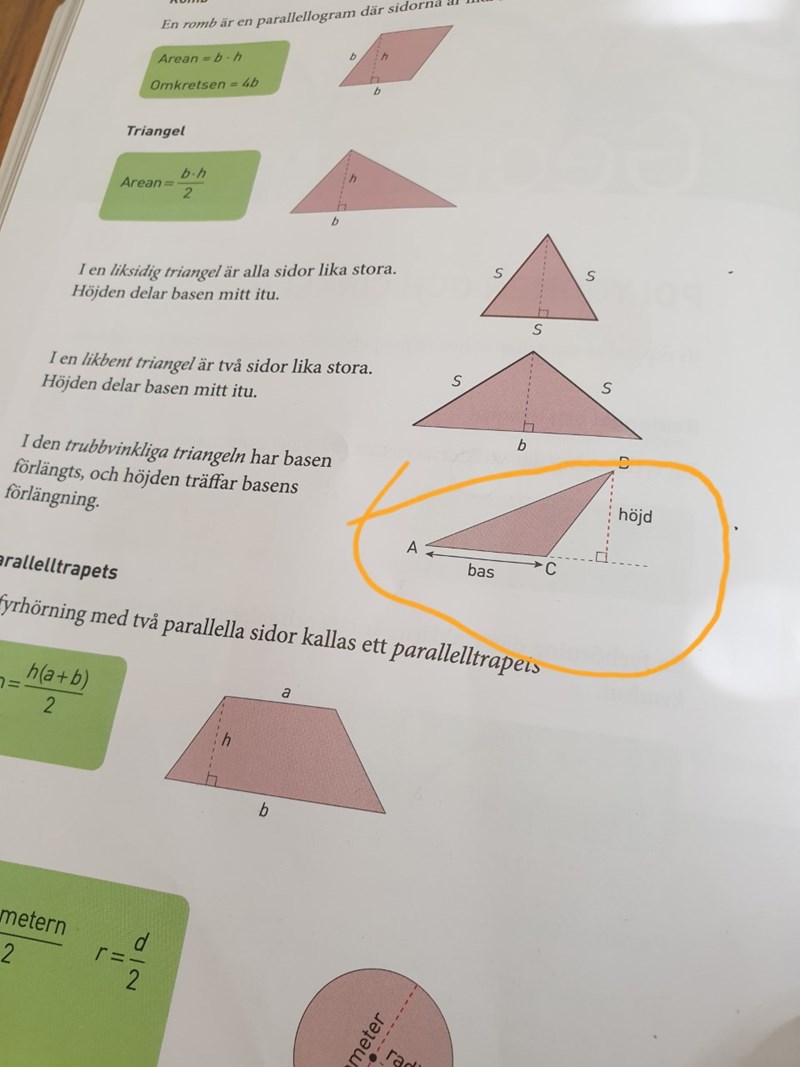 Hur Räknar Man Ut Omkretsen På En Triangel