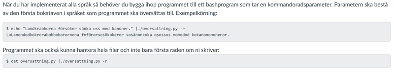 Python bygga ihop ett bashprogram (Programmering/Python) – Pluggakuten