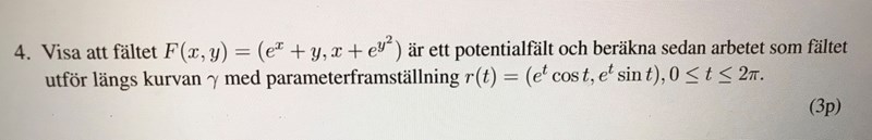Potentialfalt Matematik Universitet Pluggakuten