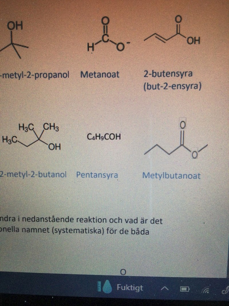 Karboxylsyra (Kemi/Kemi 2) – Pluggakuten