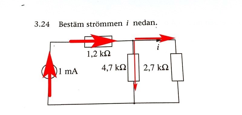 Bestäm strömmen i (Fysik/Universitet) – Pluggakuten