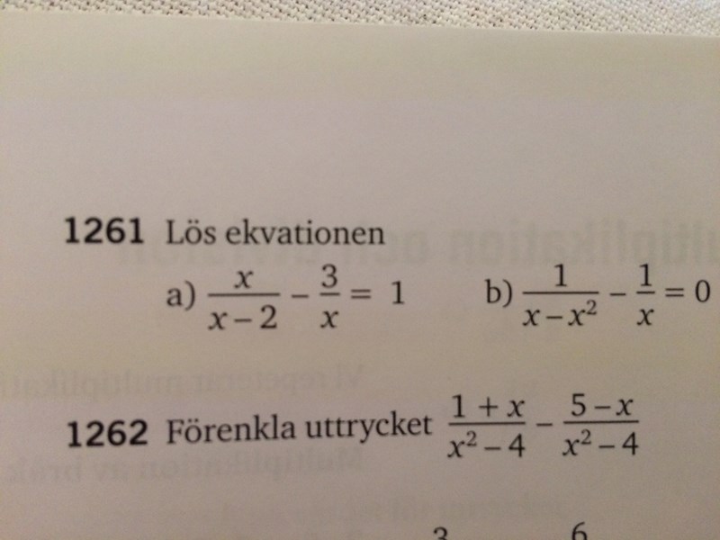 Hur Löser Man En Ekvation
