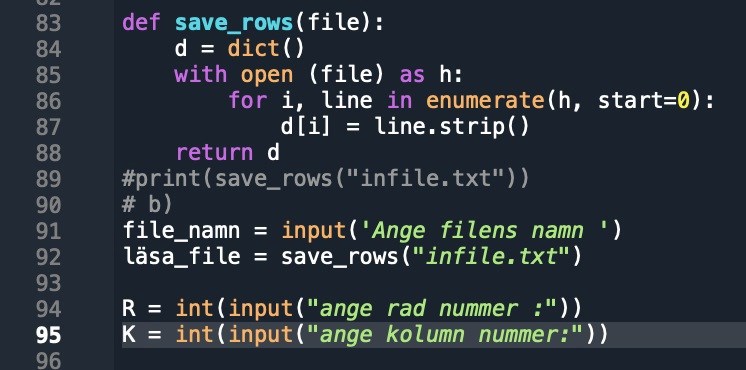uppslagstabell (Programmering/Python) – Pluggakuten