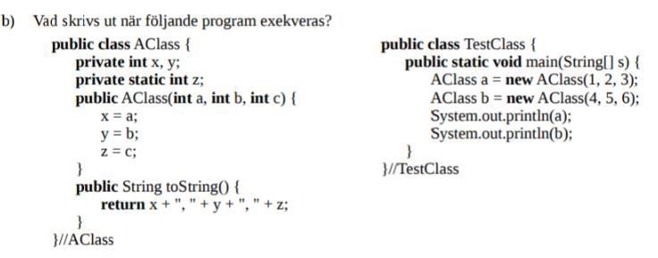 klasser och constructor (Programmering/Java) – Pluggakuten